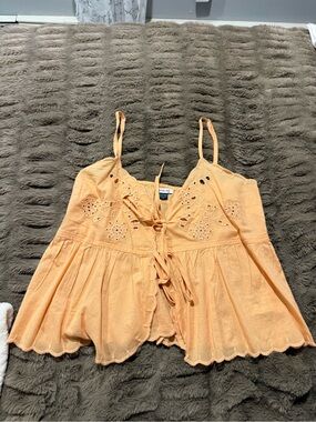 Orange American Eagle tank top